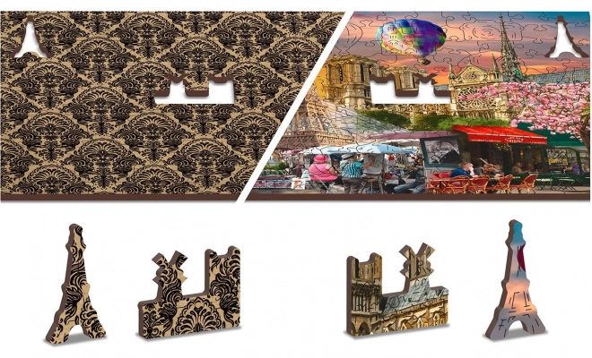 Houten puzzel Lente in Parijs