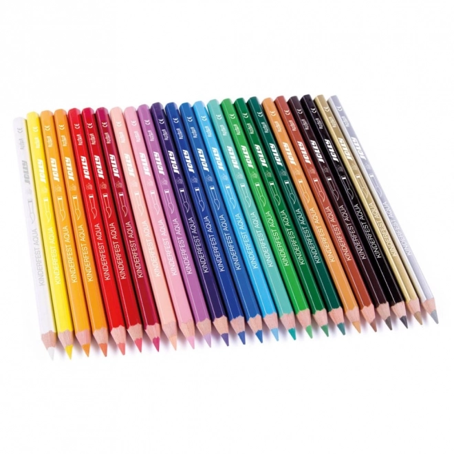 Supersticks Aqua 24 kleuren in metalen doos