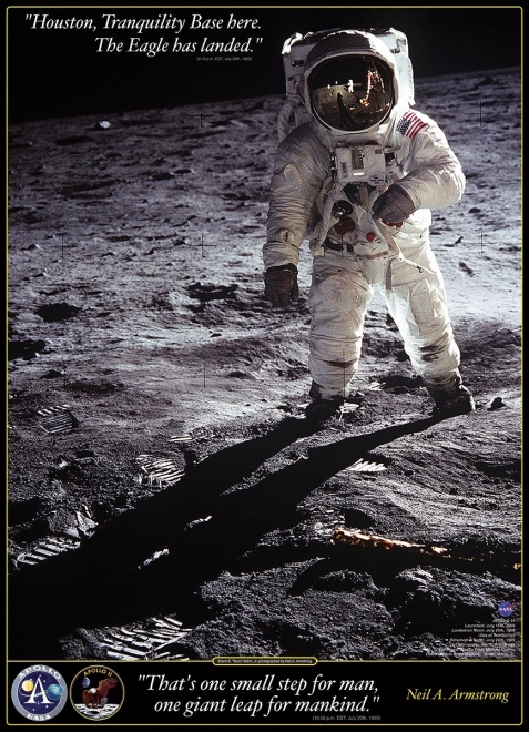 Puzzel Neil A. Armstrong: Eerste stappen op de Maan 1000 stukjes