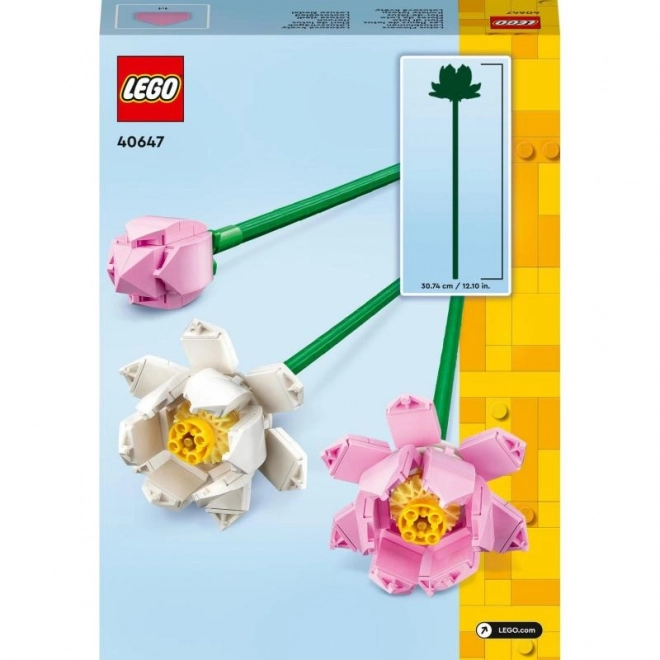 LEGO lotus bloemen decoratieve bouwset