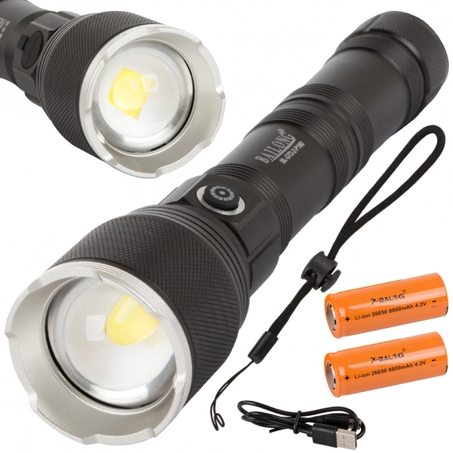 Militaire tactische zaklamp Bailong met Cree LED XHP160