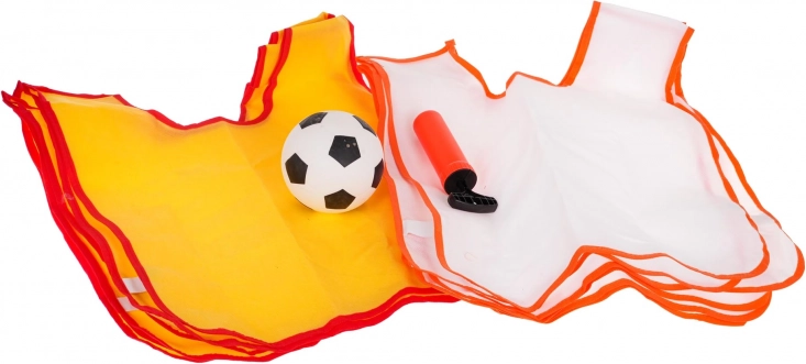 Groot voetbaldoel met accessoires voor kinderen