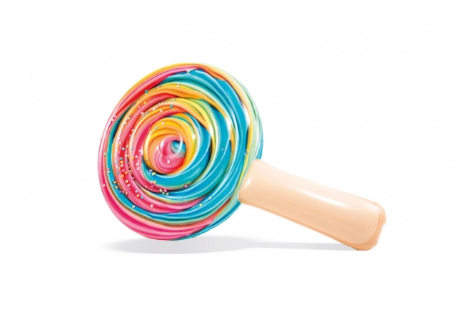 Opblaasbare regenboog lollie drijver