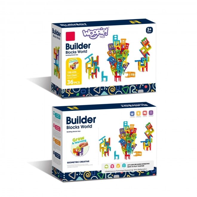 Behendigheidsspel Balancerende Stoelen 36 stuks
