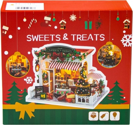 2Kids Toys miniatuur huisje kerstbanketbakkerij