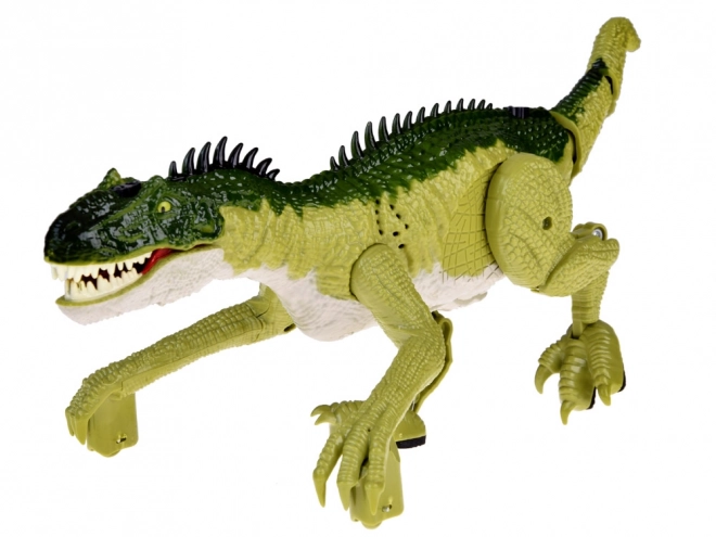 Groene dinosaurus met afstandsbediening
