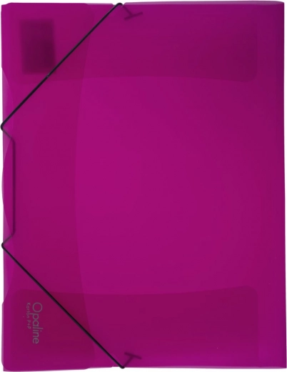 Opaline mappenset magenta met elastiek