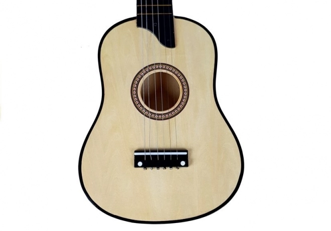Houten gitaar met een kegelvormige room