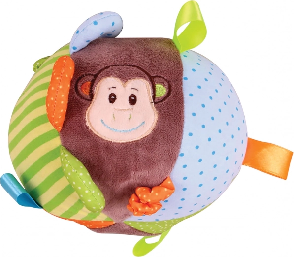 Bigjigs Baby textiele actieve bal aapje Cheeky