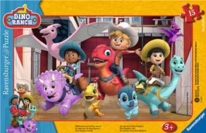Ravensburger puzzel Dino Ranch 15 stukken