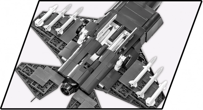 Model van de gevechtsvliegtuig F-35B Lightning II van blokken