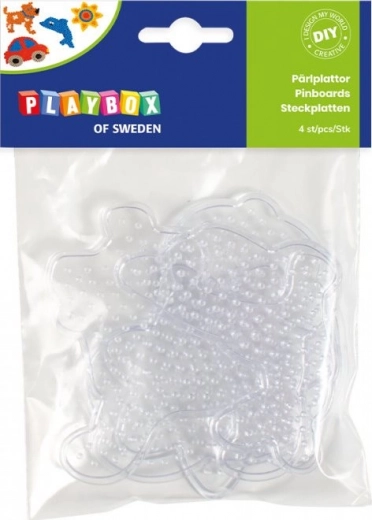 Playbox onderleggers voor strijkkralen – set van 4 stuks