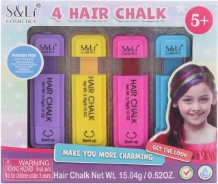 Haarverf krijtjes – set van 4 kleuren