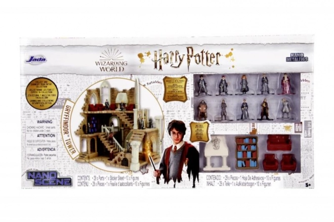 Harry Potter Griffoendor Toren met nanofiguren