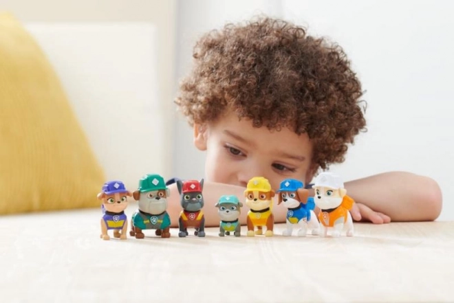 Speelfiguren PAW Patrol – Rubble en zijn team, cadeauset 7 stuks