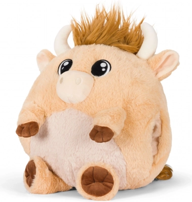 Cozy Noxxiez verwarmend pluche kussen 3-in-1 – hooglandkoe
