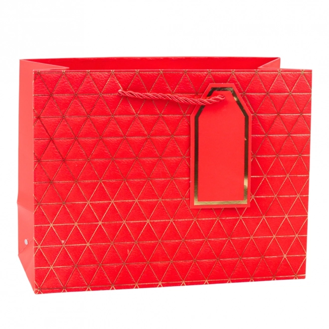 Cadeautas met gouden lijnen