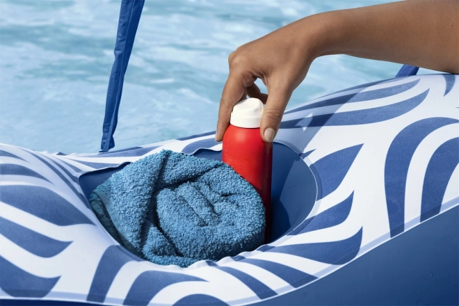 Matras BESTWAY met gaasbodem en overkapping