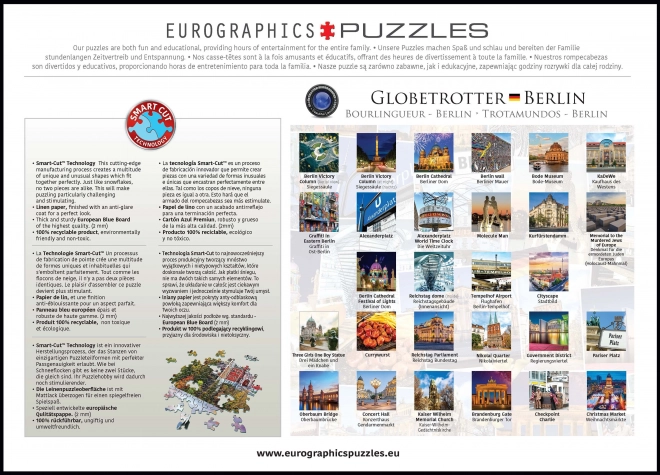 EUROGRAPHICS Puzzel Wereldreiziger Berlijn 1000 stukjes
