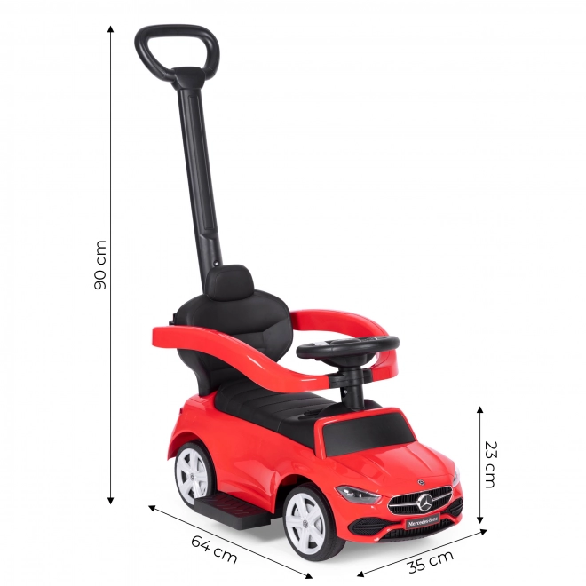 Auto Mercedes C-KLASSE interactieve gids bij stuur – Rood
