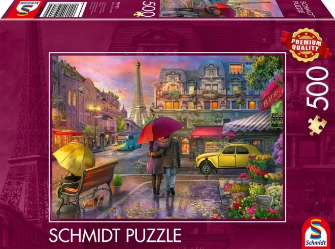 Puzzel Parijs in de regen 500 stukjes