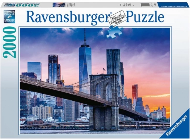 New York met wolkenkrabbers 2000 stukjes