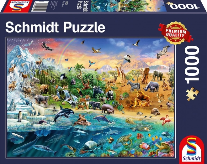 Puzzel Dierenrijk 1000 stukjes