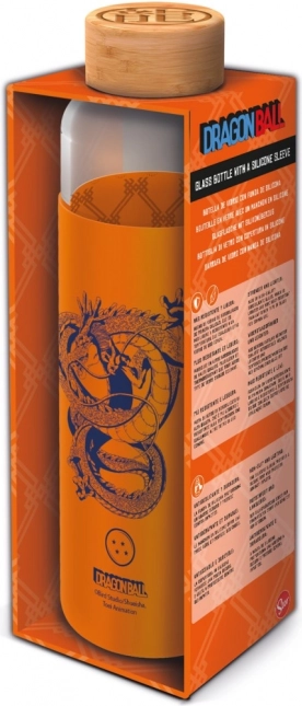 Glazen fles met hoes 585 ml DRAGON BALL