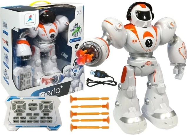 Leuke op afstand bestuurbare robot met projectielen