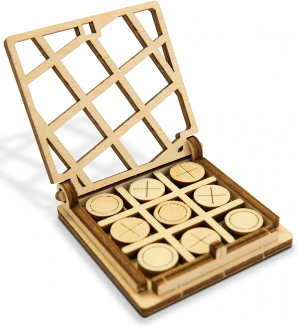 Houten zakformaat boter-kaas-en-eieren WOODEN CITY – 3D-puzzel