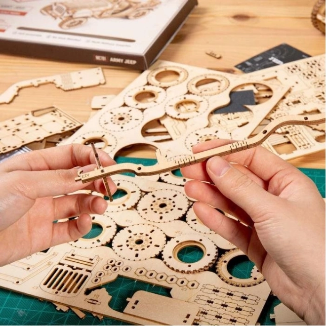 Locomotief - Stoom Express - 3D houten puzzel