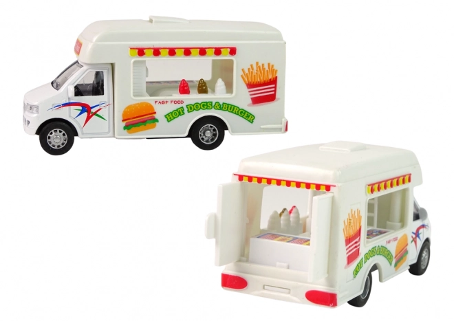 Auto Camper Lodziarnia en Fast-Food Resoraki met Wrijving Aandrijving