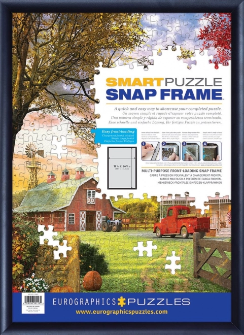 zwarte aluminium kliklijst voor puzzel 48,89x67,63 cm