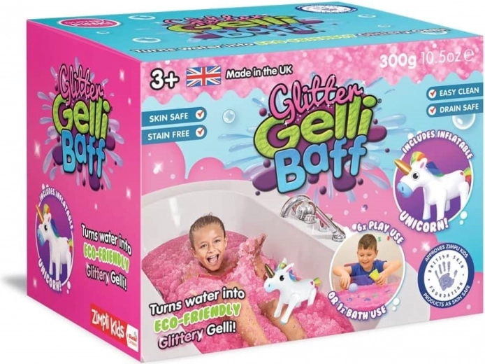 Verandert water in glinsterende gel