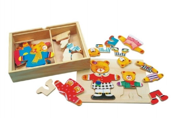 Puzzel - berenkledingkast