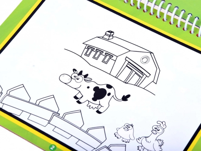 Waterkleurboek met dieren