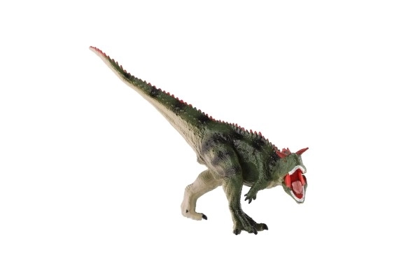 Carnotaurus gevederd plastic 18cm in zakje