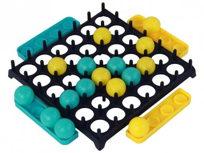 Spelbord voor het werpen van puzzelballen