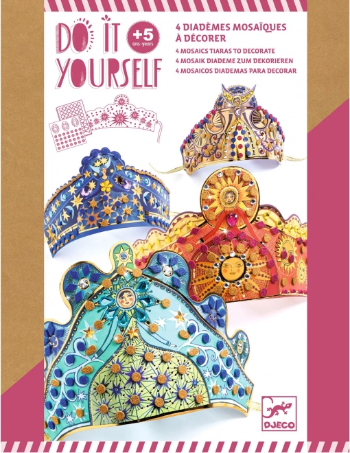 Doe-het-zelf Glitter Kronen DJECO