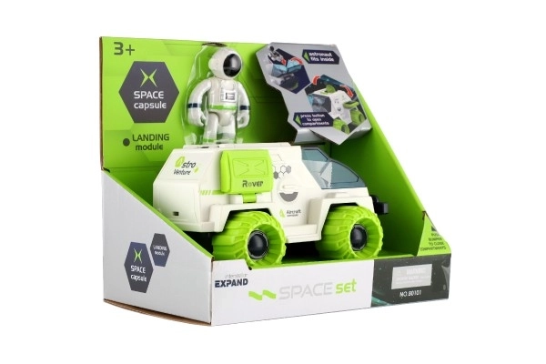 Ruimteauto met traagheidsmotor