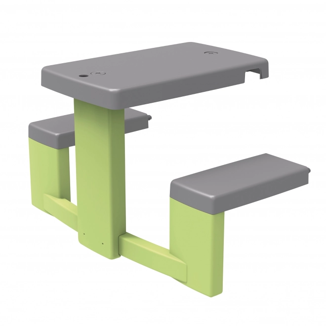 Picknicktafel met bankjes voor kinderhuisjes