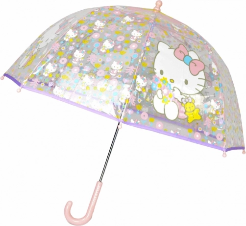 Hello Kitty transparante paraplu