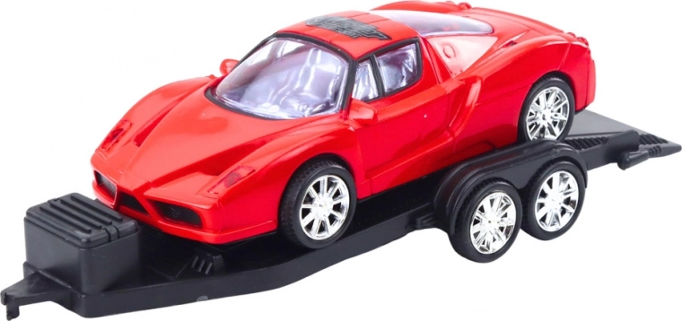 Afneembare aanhanger met plek voor sportauto