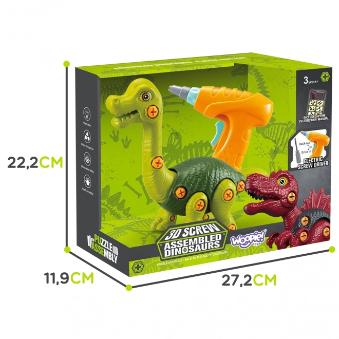 Dinosaurus om Te Monteren WOOPIE met Boor