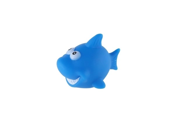 Schattig haaitje verlicht in het water plastic 6cm op batterijen mogelijkheid twee kleuren