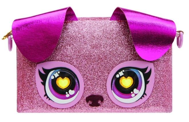 Glitterend kawaii puppy‑design