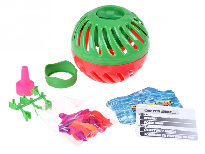 Waterspel Splash Out draai en beantwoord