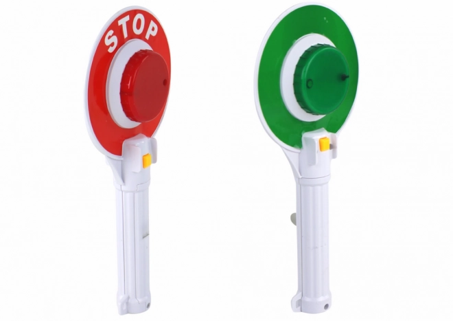 Politie stopbord Kinder dubbelzijdig STOP-lampje