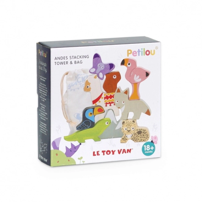 Balancerende Toren La Toy Van Petilou - dierentuindieren