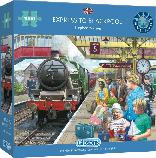 GIBSONS Puzzle Express naar Blackpool 1000 stukjes